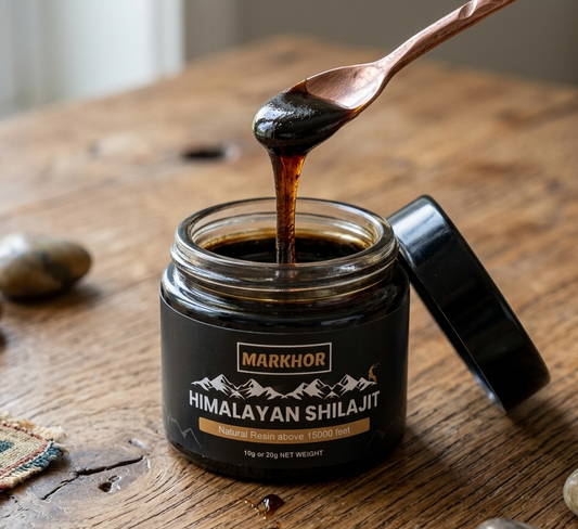 Markhor Himalayan Shilajit Resin | 85+ Trace Minerals & 75% Fluvic Acid | 100% Pure & Organic