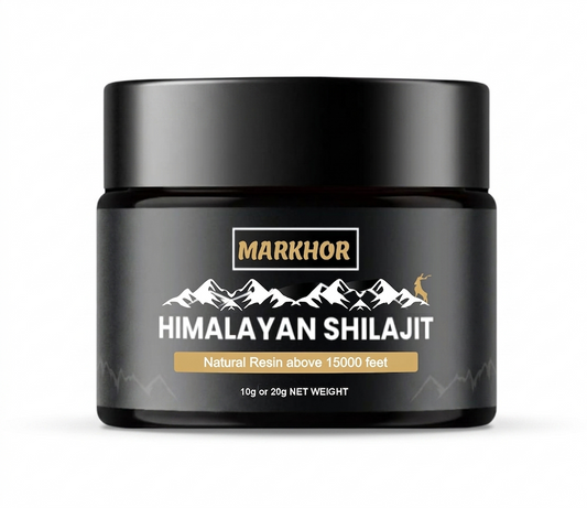 Markhor Himalayan Shilajit Resin | 85+ Trace Minerals & 75% Fluvic Acid | 100% Pure & Organic