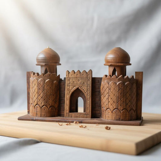 Handcrafted Wooden Lahore Fort Model | Handmade Shahi Qila