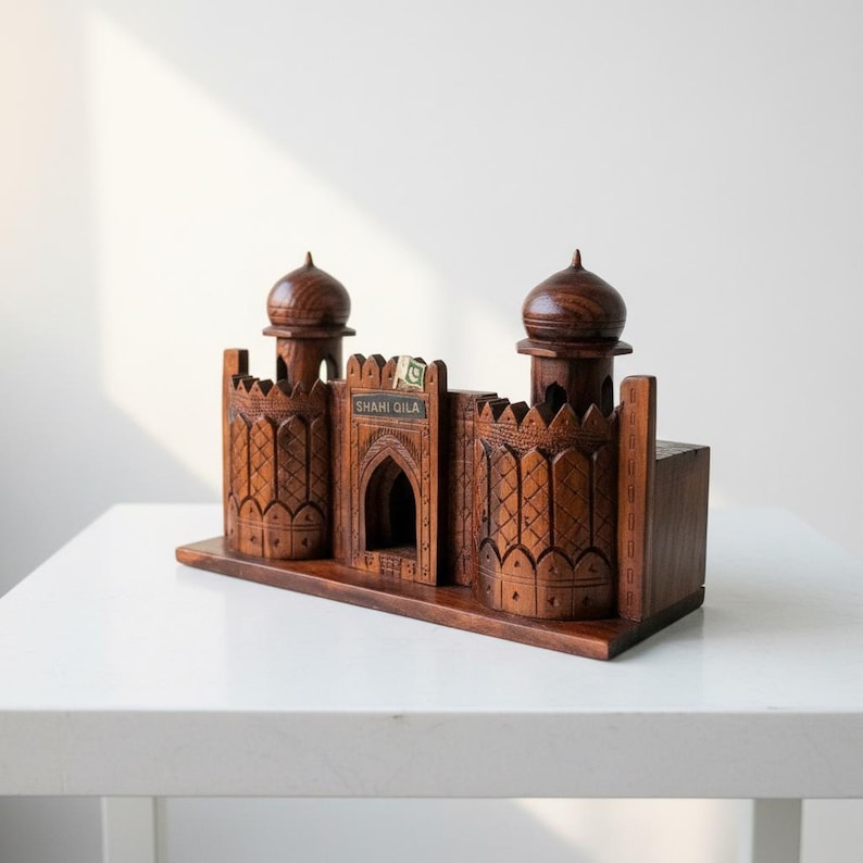 Handcrafted Wooden Lahore Fort Model | Handmade Shahi Qila